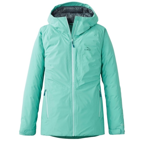 L.L. Bean Jackets & Coats Llbean Womens Waterproof Ultralight Down Jacket In Ocean Teal Size